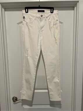 Rock & Republic Off-White Straight Leg Jeans